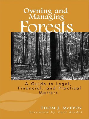 cover image of Owning and Managing Forests